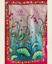Embroidery | Crepe Silk | Suit set with Pants | Hot Pink