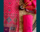 Stone Work | Modal Silk | Dress Material | Pink