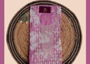 Thread Embroidery | Linen | Dress Material | Baby Pink