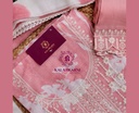 Thread Embroidery | Linen | Dress Material | Peach