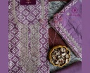 Zari Embroidery | Muslin | Dress Material | Mauve