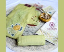 Thread Embroidery | Muslin Cotton | Dress Material | Light Mint Green