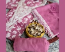 Thread Embroidery | Pure Cotton | Dress Material | Pink