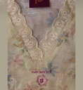 Thread Embroidery | Linen | Dress Material | Light Yellow