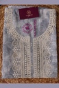 Thread Embroidery | Linen | Dress Material | Grey