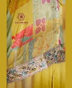 Chinnon Silk | Embroidered | Co-ord Set with Sharara Palazzo