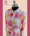 Muslin Silk | Floral Print | Co-ord Set with Pants | Multicolor