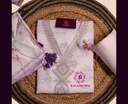 Thread Embroidery | Linen | Dress Material | Baby Pink
