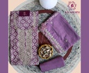 Zari Embroidery | Muslin Cotton | Dress Material | Mauve
