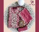 Zari Embroidery | Muslin Cotton | Dress Material | Onion Pink