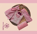 Thread Embroidery | Linen | Dress Material | Pink