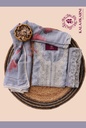Thread Embroidery | Linen | Dress Material | Grey